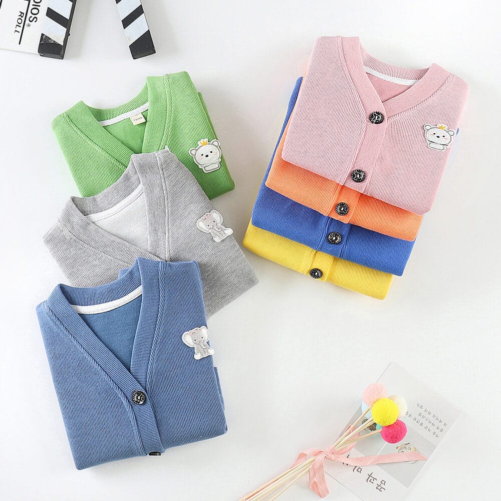 Cardigan in cottone per bambini - immagine 2