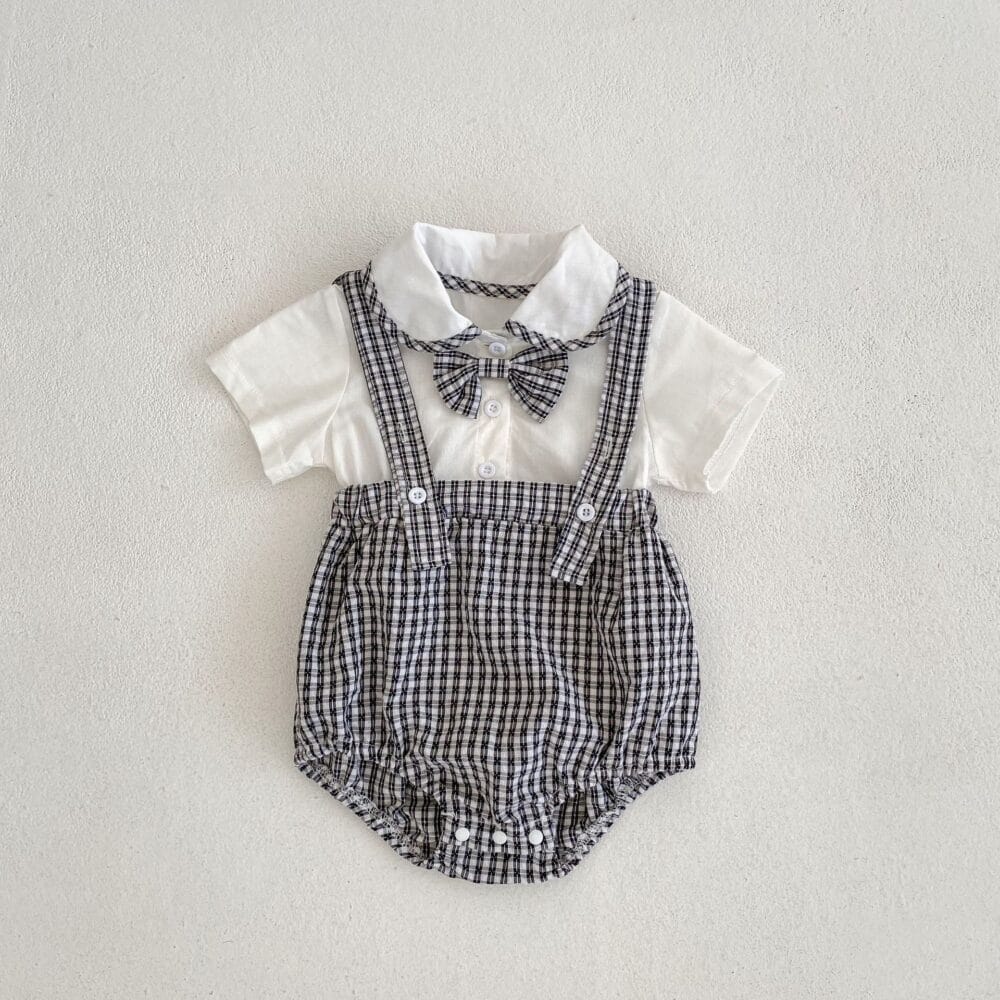 Completino short e maglietta per neonati - immagine 3
