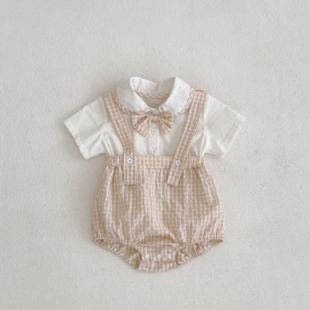 Completino short e maglietta per neonati - immagine 4