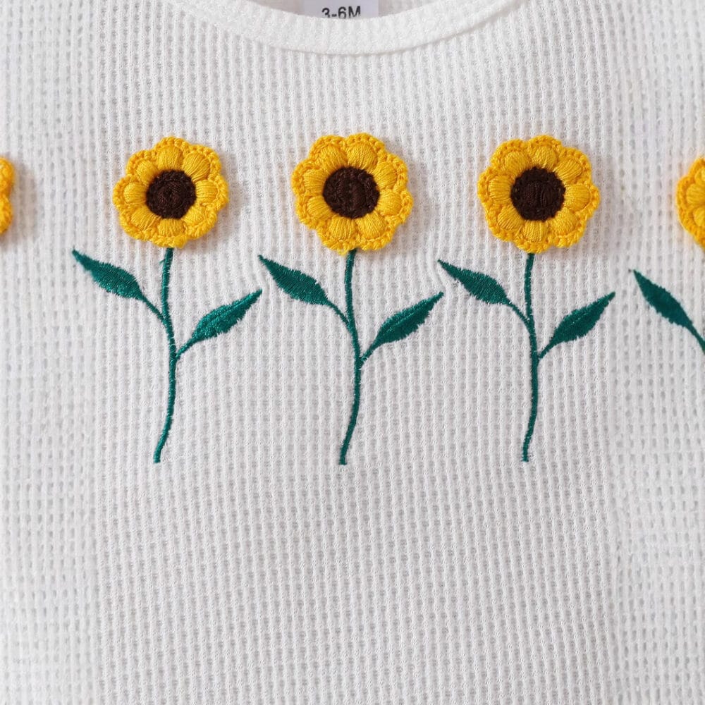 Completino girasole neonata - immagine 3