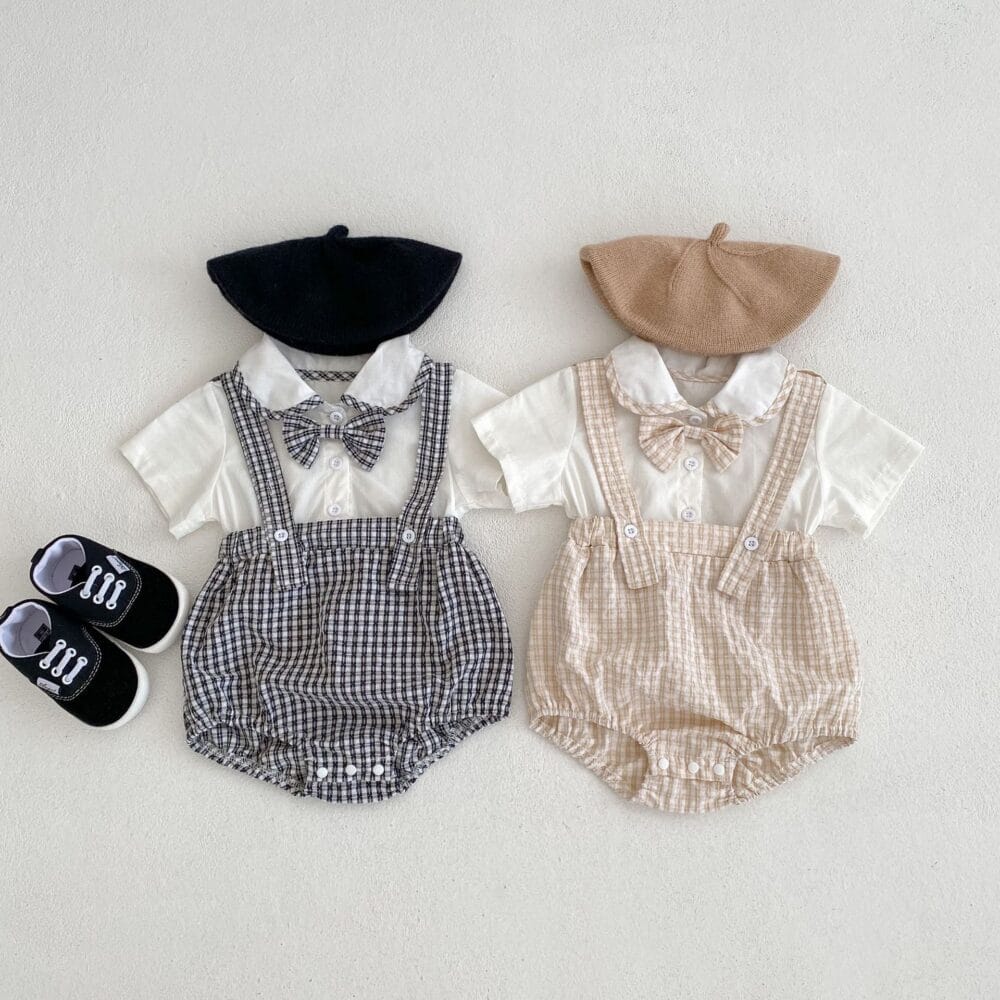 Completino short e maglietta per neonati