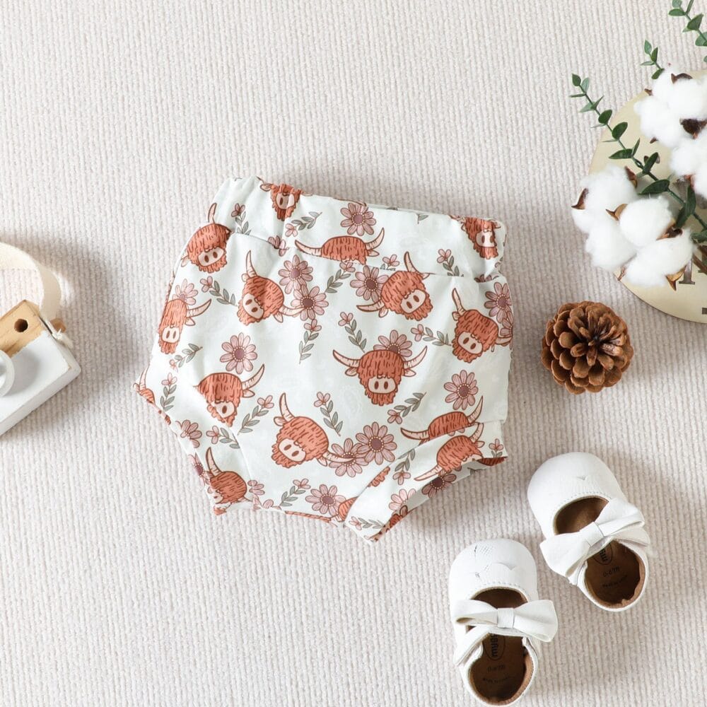 Set estivo con body a costine, shorts e cerchietto - immagine 8